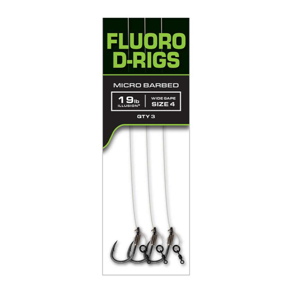 Fox Carp Ready Rigs Fluoro D-Rig ryhmässä Koukut & Tarvikkeet / Valmiit rigit @ Sportfiskeprylar.se (CCR204r)