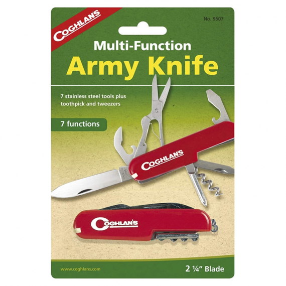 Coghlans Army Knife (7 Function) ryhmässä Työkalut & Lisätarvikkeet / Puukot & kirveet / Puukot / Linkkuveitset @ Sportfiskeprylar.se (CG9507)