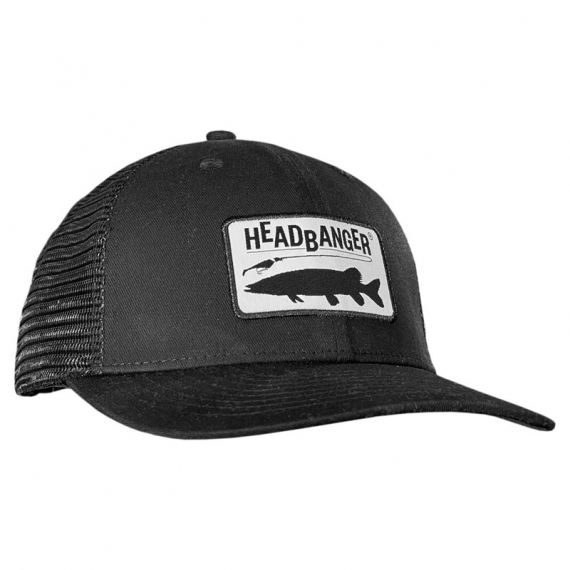 Headbanger Pike Patch Snapback Trucker ryhmässä Vaatteet ja kengät / Lippalakit ja päähineet / Lippikset / Snapback-lippikset @ Sportfiskeprylar.se (CL-HT-SBTR-04)