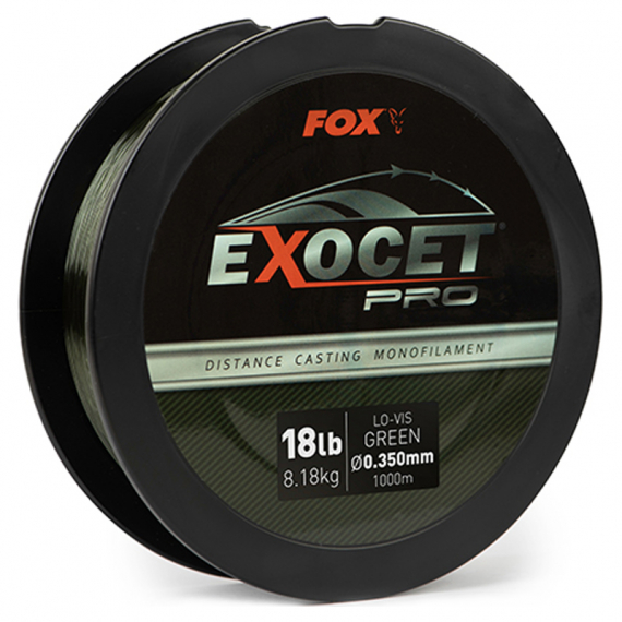 Fox Exocet Pro Low Vis Green, 1000m ryhmässä Siimat / Monofiilisiimat @ Sportfiskeprylar.se (CML188r)