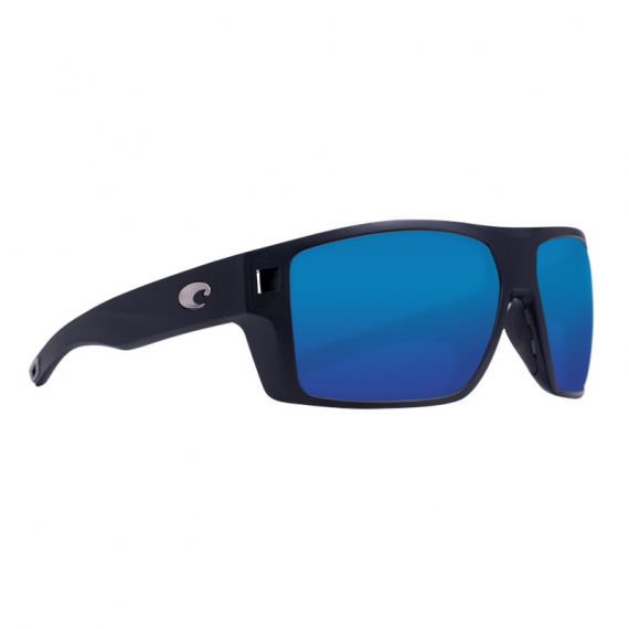 Costa DIEGO matte black - blue mirror 580P ryhmässä Vaatteet ja kengät / Silmälasit / Polarisoidut aurinkolasit @ Sportfiskeprylar.se (CO-DGO11-OBMP)