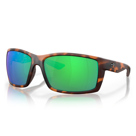 Costa REEFTON retro tortoise - green mirror 580P ryhmässä Vaatteet ja kengät / Silmälasit / Polarisoidut aurinkolasit @ Sportfiskeprylar.se (CO-RFT66-OGMP)