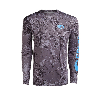 Costa Technical Hexo Camo Gray ryhmässä Vaatteet ja kengät / Vaatetus / Villapaidat @ Sportfiskeprylar.se (CO-TECHHEXOr)