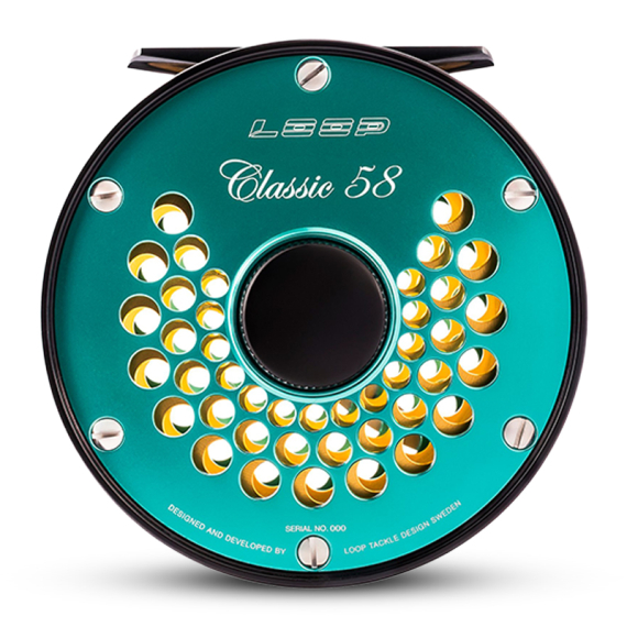 Loop Classic Reel Ported Aurora ryhmässä Kelat / Perhokelat & Lisäkelat / Perhokelat @ Sportfiskeprylar.se (CRT5-8PLr)