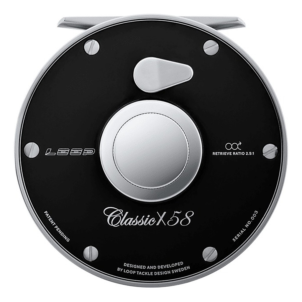 Loop Classic X Reel Black ryhmässä Kelat / Perhokelat & Lisäkelat / Perhokelat @ Sportfiskeprylar.se (CRXB5-8Lr)