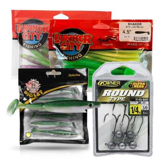 CWC Softbait Pack Perch ryhmässä Vieheet / Viehesarjat @ Sportfiskeprylar.se (CWCJIGGPAKET)