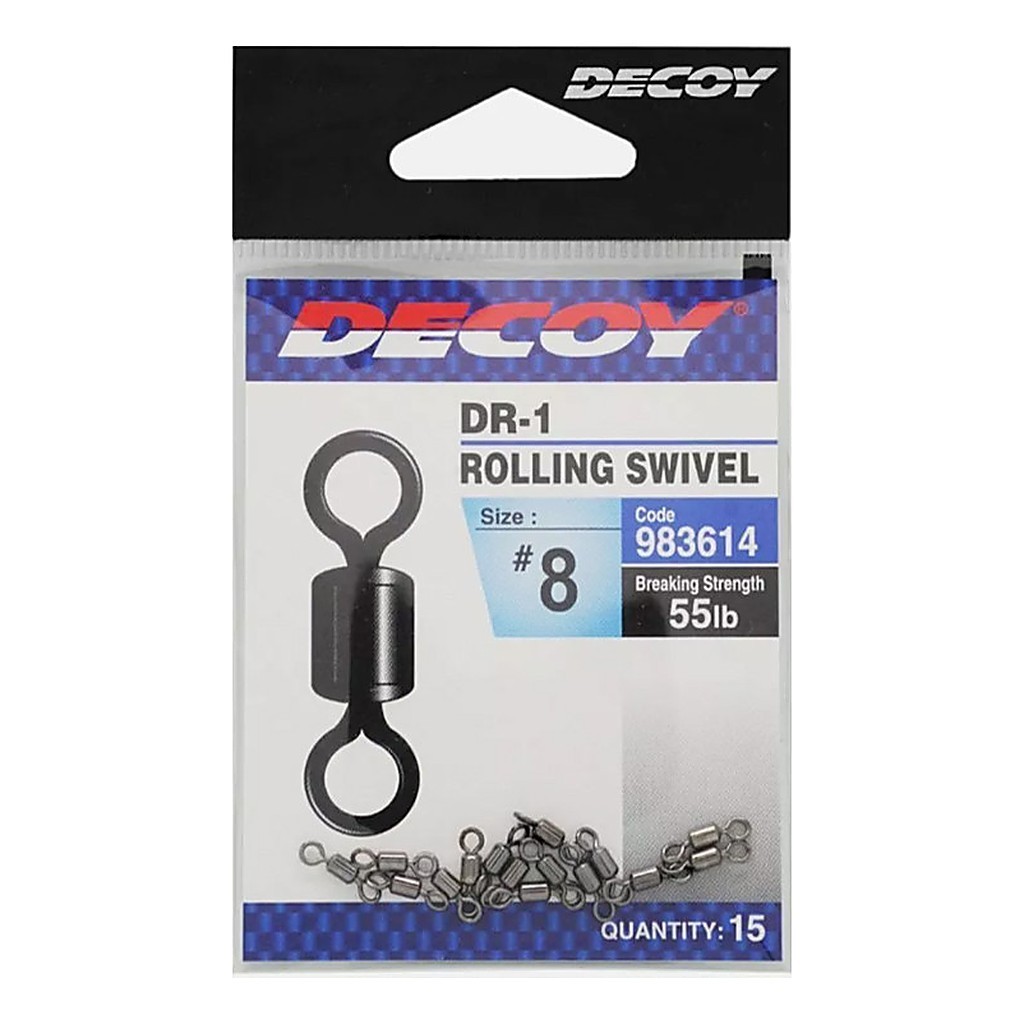 Decoy DR-1 Rolling Swivel ryhmässä Koukut & Tarvikkeet / Leikarit / Leikarit @ Sportfiskeprylar.se (D983607r)