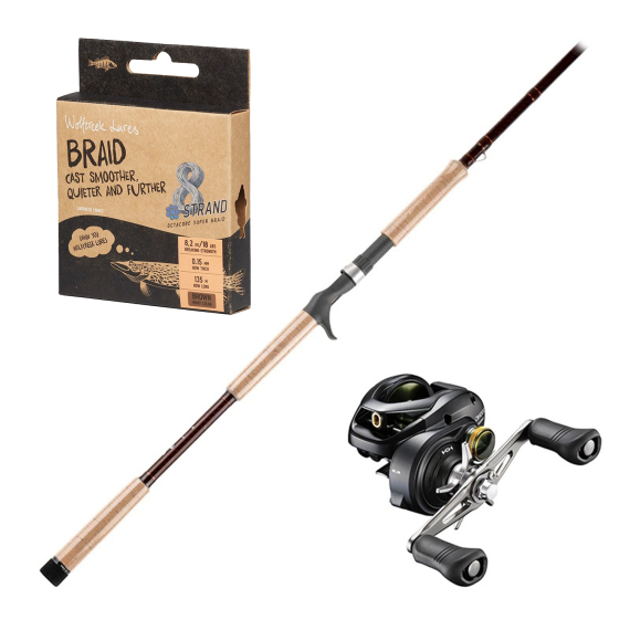 Wolfcreek Damn You Rod 2.0 - 8’6\'\' MultiPurpose, 6oz/180g Combo ryhmässä Kalastussetit / Heittokalastussetit / Hyrräkelasetit Hauki @ Sportfiskeprylar.se (DAMNYOU20COMBO)