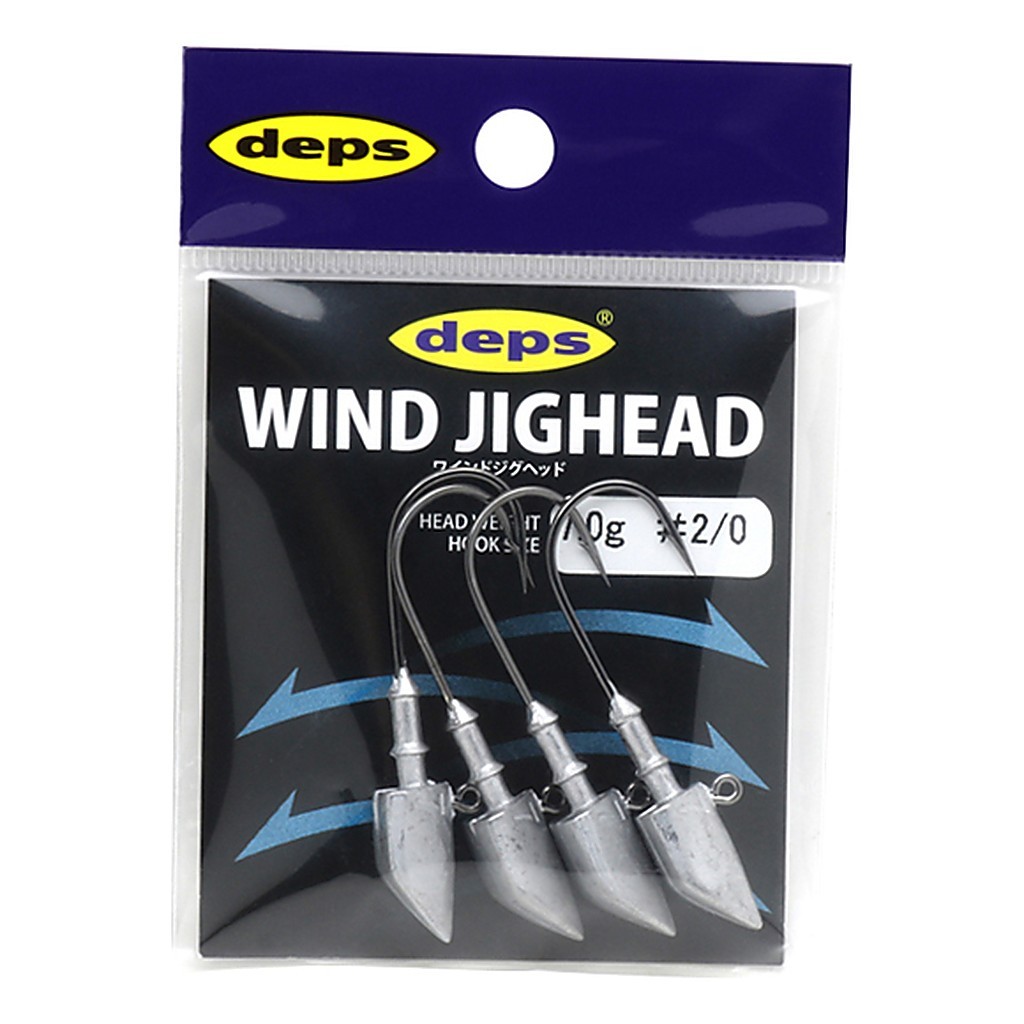 Deps Wind Jig Head ryhmässä Koukut & Tarvikkeet / Jigipäät / Luodin jigipäät @ Sportfiskeprylar.se (DE709207r)
