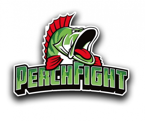 Sticker PerchFight (10 x 7,3 cm) ryhmässä Muut / Liimamerkit & dekaalit @ Sportfiskeprylar.se (DEKALPERCHF)