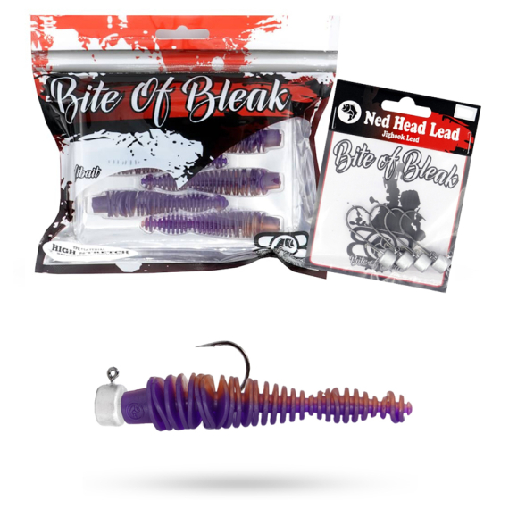 Bite Of Bleak DFC Worm Ned Bundle ryhmässä Vieheet / Viehesarjat / Viehesarjat ahven @ Sportfiskeprylar.se (DFCNEDSET)