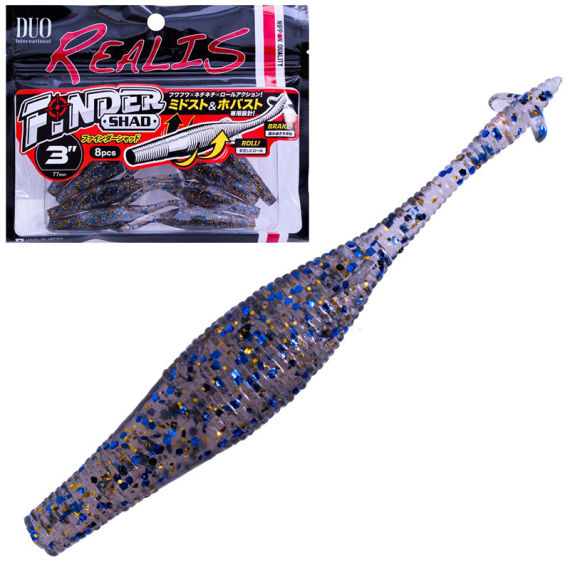 DUO Finder Shad 7,6cm ryhmässä Vieheet / Jigit ja keinosyötit / Ahven- ja kuhajigit @ Sportfiskeprylar.se (DI149802r)