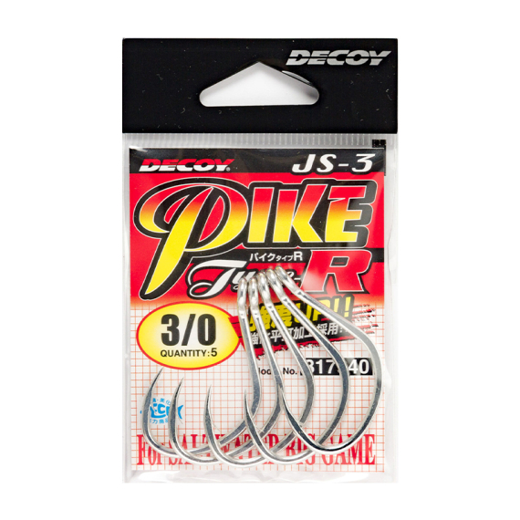 Decoy JS-3 Pike Type R ryhmässä Koukut & Tarvikkeet / Koukut / Yksihaaraiset koukut @ Sportfiskeprylar.se (DJS310r)