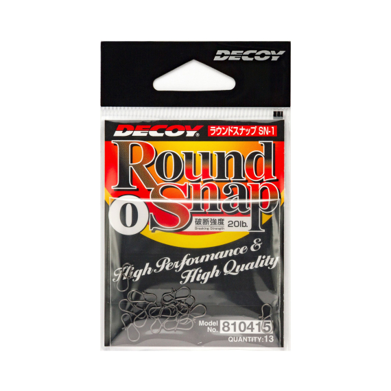 Decoy SN-1 Round Snap ryhmässä Koukut & Tarvikkeet / Viehelukot / Viehelukot @ Sportfiskeprylar.se (DSN10r)