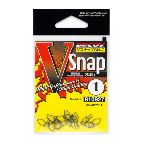 Decoy SN-2 V Snap ryhmässä Koukut & Tarvikkeet / Viehelukot / Viehelukot @ Sportfiskeprylar.se (DSN2V0r)