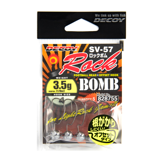 Decoy SV-57 Rock Bomb ryhmässä Koukut & Tarvikkeet / Jigipäät @ Sportfiskeprylar.se (DSV57235r)