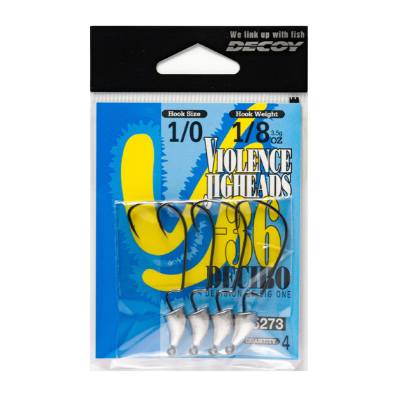 Decoy VJ-36 Decibo ryhmässä Koukut & Tarvikkeet / Jigipäät / Offset jigipäät @ Sportfiskeprylar.se (DVJ361018r)