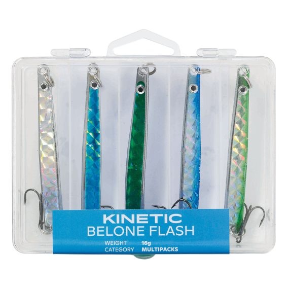 Kinetic Belone Flash 20g (5pcs) ryhmässä Vieheet / Taimenvieheet ja rannikkovaaput / Meritaimenvieheet @ Sportfiskeprylar.se (E128-010-163)