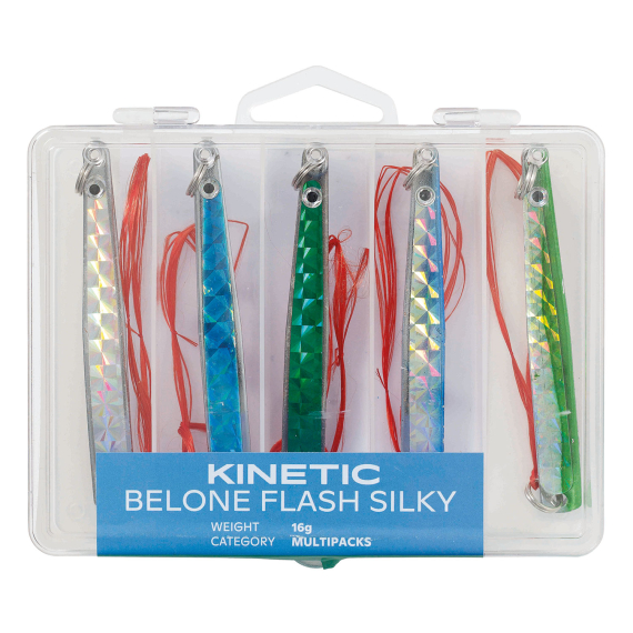 Kinetic Belone Flash Silky 20g (5pcs) ryhmässä Vieheet / Taimenvieheet ja rannikkovaaput / Meritaimenvieheet @ Sportfiskeprylar.se (E129-010-163)