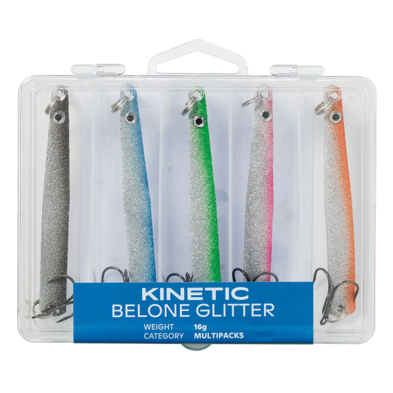 Kinetic Belone Glitter 20g (5pcs) ryhmässä Vieheet / Taimenvieheet ja rannikkovaaput / Meritaimenvieheet @ Sportfiskeprylar.se (E130-010-163)