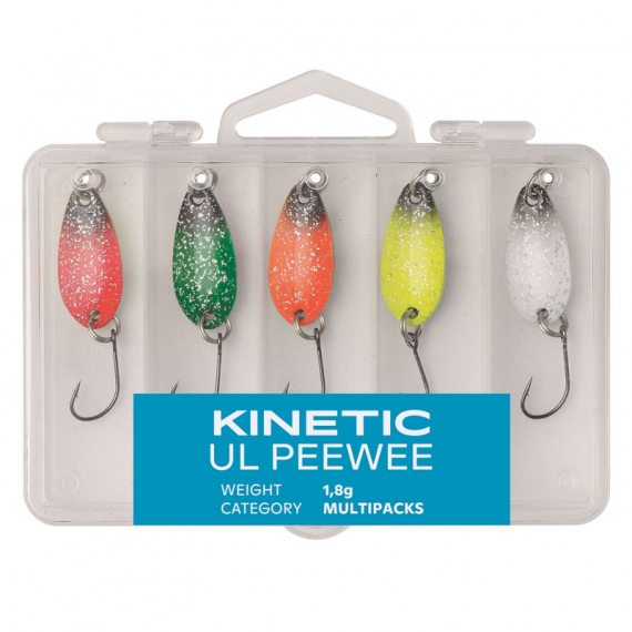 Kinetic UL PeeWee Mix (5pcs) ryhmässä Vieheet / Viehesarjat / Viehesarjat taimen- & putnakekalastus @ Sportfiskeprylar.se (E224-023-163)