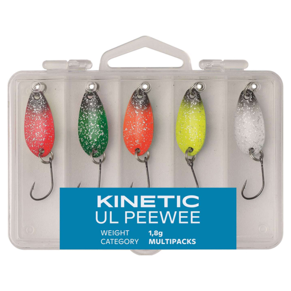 Kinetic Ul Peewee (5-pack) ryhmässä Vieheet / Viehesarjat / Viehesarjat taimen- & putnakekalastus @ Sportfiskeprylar.se (E224-025-163r)