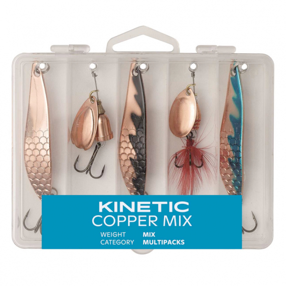 Kinetic Copper Mix (5pcs) ryhmässä Uistimet / vieheet / Viehesarjat @ Sportfiskeprylar.se (E227-023-163)