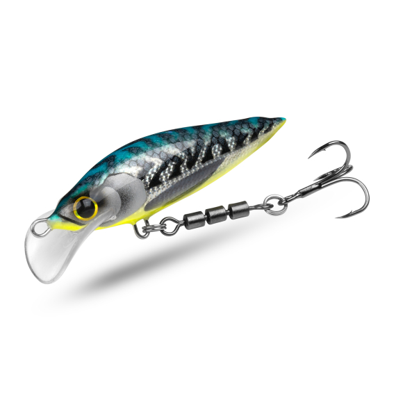 Elfbaits Baby Troll 7,5cm, 6g - Flouroscent Mackerel ryhmässä Vieheet / Käsintehty vieheet / Käsintehty crankbaits @ Sportfiskeprylar.se (EFLBAITBBYT2)
