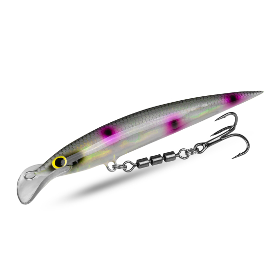Elfbaits Troll 11cm, 7g - Gunshot Mirror ryhmässä Vieheet / Käsintehty vieheet / Käsintehty crankbaits @ Sportfiskeprylar.se (EFLBAITTRL4)