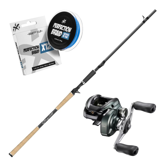 Eastfield Slingshot V2 Casting Combo 7\'9\'\' 40-110g V2 ryhmässä Kalastussetit / Heittokalastussetit / Hyrräkelasetit Hauki @ Sportfiskeprylar.se (EFLSLINGSHOTCOMBO)