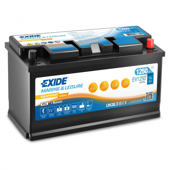 Exide Equip Litium 12V 200Ah ryhmässä Veneilyelektroniikka & veneily / Akut & Laturit / Akut / Lithiumakut @ Sportfiskeprylar.se (EV2500)