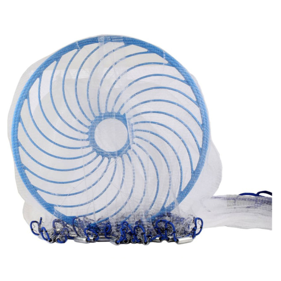 Wiggler UFO Cast Net w. Iron Sinkers 10m ryhmässä Työkalut ja tarvikkeet / Haavit ja syöttiansat / Haavit @ Sportfiskeprylar.se (EVKU)