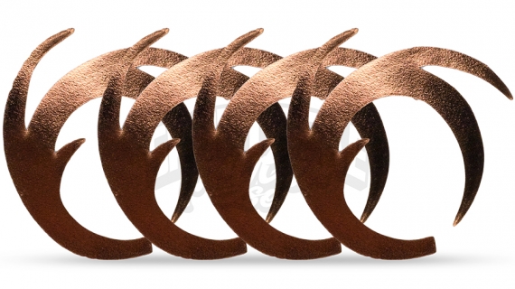 Dragon Tails XL 4kpl, Copper ryhmässä Koukut & Tarvikkeet / Perhonsidonta / Perhonsidonta materiaali / Pyrstöt @ Sportfiskeprylar.se (F-DT4108)