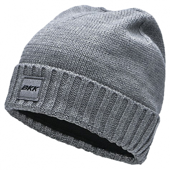 BKK Logo Beanie Grey ryhmässä Vaatteet ja kengät / Lippalakit ja päähineet / Lakit & pipot @ Sportfiskeprylar.se (F-HT-2072)