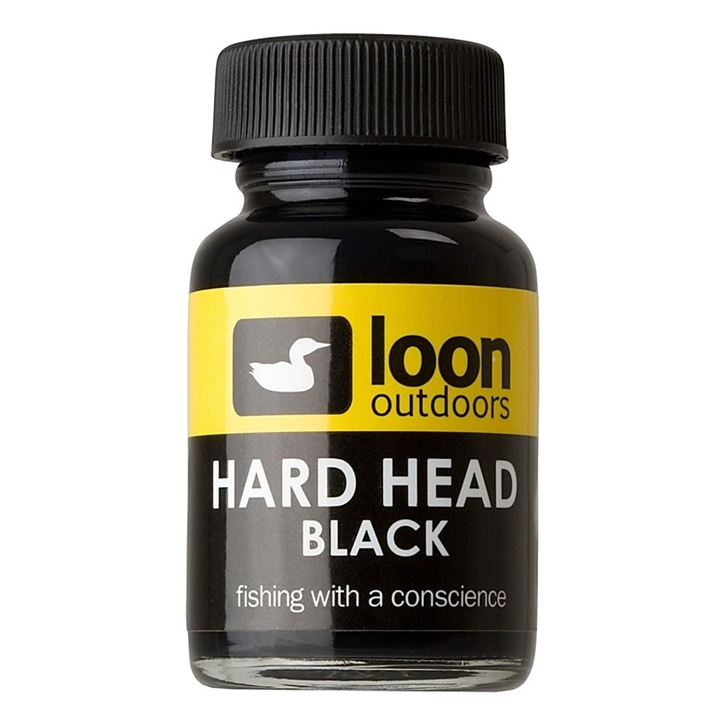 Loon Hard Head Black ryhmässä Koukut & Tarvikkeet / Perhonsidonta @ Sportfiskeprylar.se (F0089)