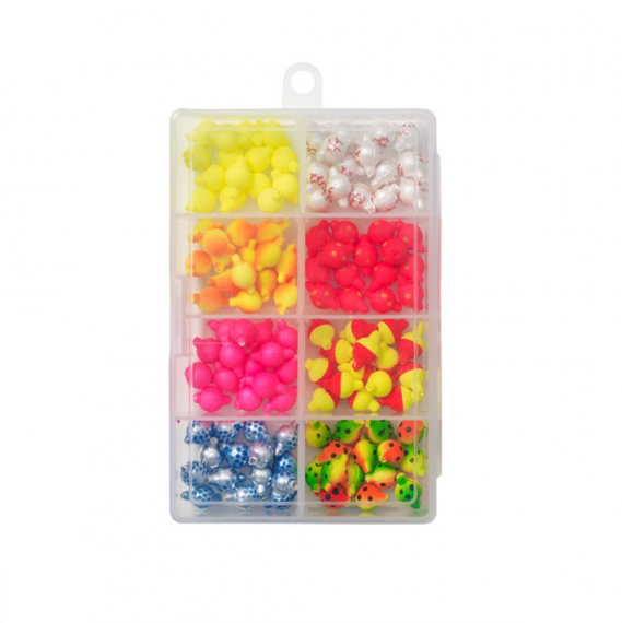 Kinetic Flotation Beads Kit M 120pcs ryhmässä Koukut & Tarvikkeet / Rigit lisävarusteet / Helmet & pallot @ Sportfiskeprylar.se (F183-M-279)