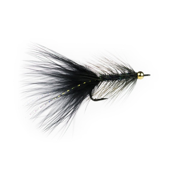 Wolly Bugger BH Black # 6 ryhmässä Vieheet / Perhot / Streamerit @ Sportfiskeprylar.se (F30-1054-6)