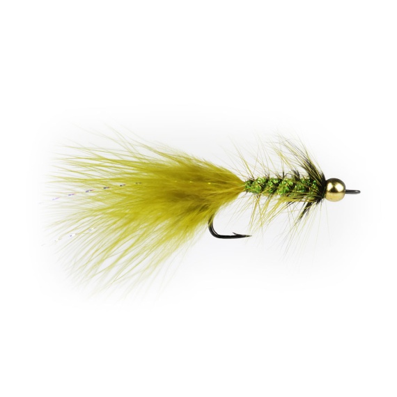 Wolly Bugger BH Olive # 6 ryhmässä Vieheet / Perhot / Streamerit @ Sportfiskeprylar.se (F30-1057-6)