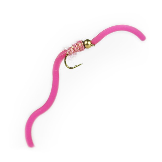 Squirmy Worm Hot Pink BH # 12 ryhmässä Uistimet / vieheet / Perhot / Nymfit @ Sportfiskeprylar.se (F30-1060-12)