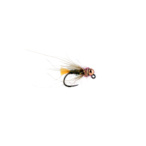 Orange Hot Spot Jig Nymph TB # 12 ryhmässä Vieheet / Perhot / Nymfit @ Sportfiskeprylar.se (F30-1096-12)