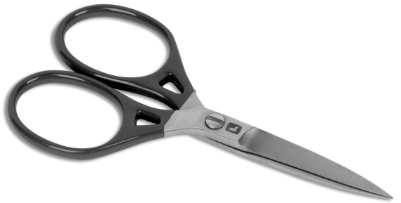 Loon Ergo 5\'\' Prime Scissors - Black ryhmässä Työkalut & Lisätarvikkeet / Pihdit & sakset / Leikkurit & sakset @ Sportfiskeprylar.se (F6117)