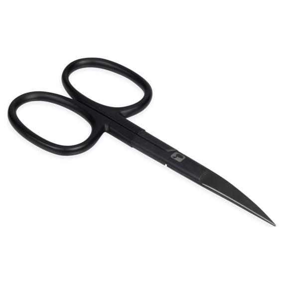 Loon Ergo Curved Hair Scissors - Black ryhmässä Työkalut ja tarvikkeet / Pihdit & sakset / Leikkurit & sakset @ Sportfiskeprylar.se (F6961)