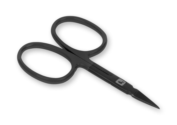 Loon Ergo Arrow Point Scissors - Black ryhmässä Työkalut & Lisätarvikkeet / Pihdit & sakset / Leikkurit & sakset @ Sportfiskeprylar.se (F6977)