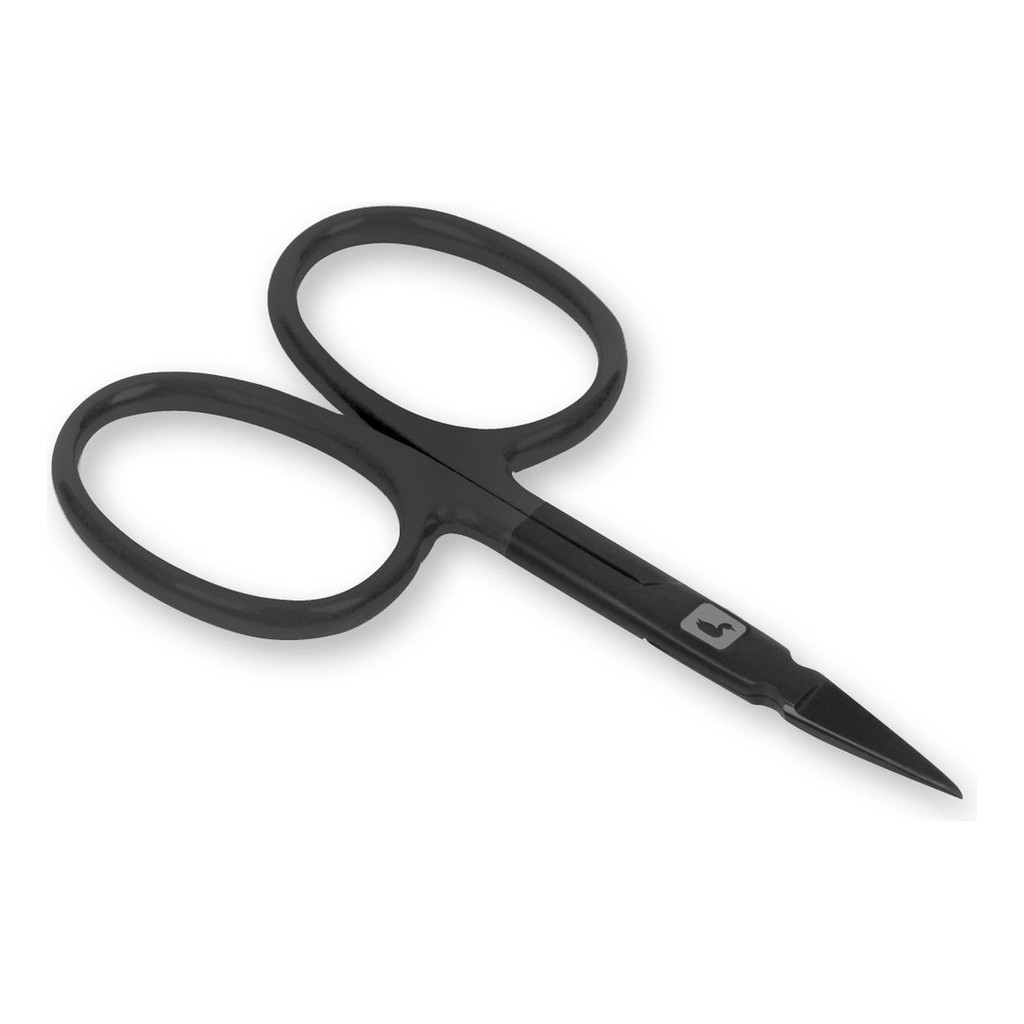 Loon Ergo Arrow Point Scissors - Black ryhmässä Työkalut ja tarvikkeet / Pihdit & sakset / Leikkurit & sakset @ Sportfiskeprylar.se (F6977)