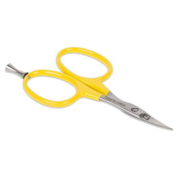 Loon Tungsten Carbide Curved Micro Tip Scissors ryhmässä Työkalut & Lisätarvikkeet / Pihdit & sakset / Leikkurit & sakset @ Sportfiskeprylar.se (F6992)