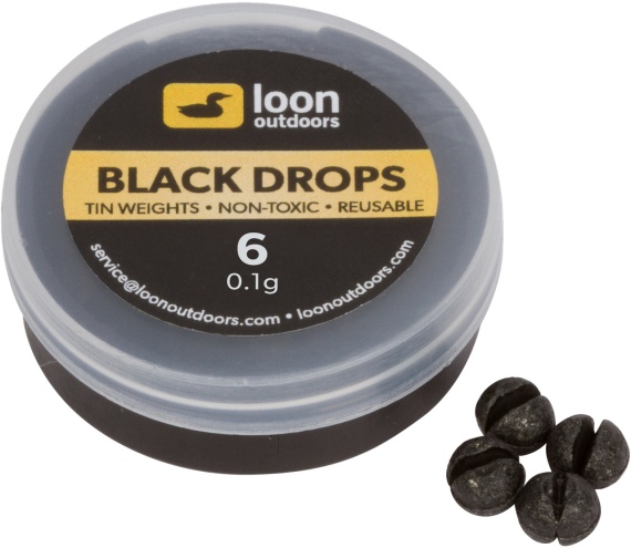 Loon Black Drop - Refill Tub ryhmässä Koukut & Tarvikkeet / Syvääjät ja painot / Painolajitelmat @ Sportfiskeprylar.se (F7154r)