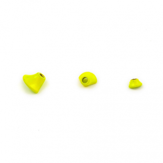 Frödin FITS Tungsten 1/2 Turbokoner - Fl Yellow MICRO ryhmässä Koukut & Tarvikkeet / Perhonsidonta / Perhonsidonta materiaali / Kartiot @ Sportfiskeprylar.se (F77-01)