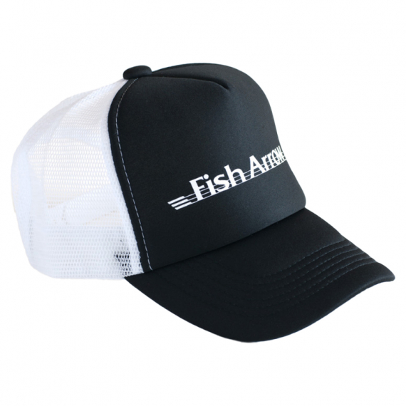 Fish Arrow Mesh Cap Black ryhmässä Vaatteet ja kengät / Lippikset ja päähineet / Lippikset / Trucker lippikset @ Sportfiskeprylar.se (FA-4562178067804)