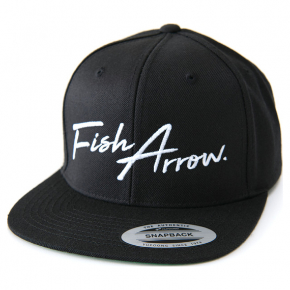 Fish Arrow FA Flat Cap Black ryhmässä Vaatteet ja kengät / Lippikset ja päähineet / Lippikset / Snapback-lippikset @ Sportfiskeprylar.se (FA-4573251345405)