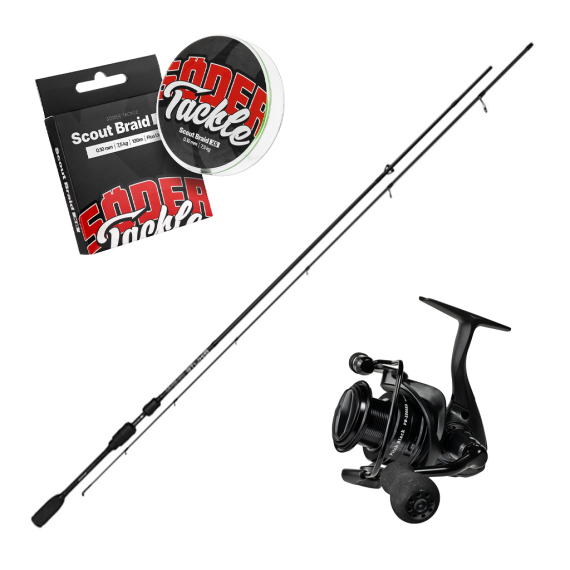 Mikado Bixlite Fast Spin & Pitch Black Combo 7\'3\'\', 4-18g ryhmässä Kalastussetit / Virvelisetit / Ahvenen Avokelasetti @ Sportfiskeprylar.se (FASTSPINPITCHBLACKSET)